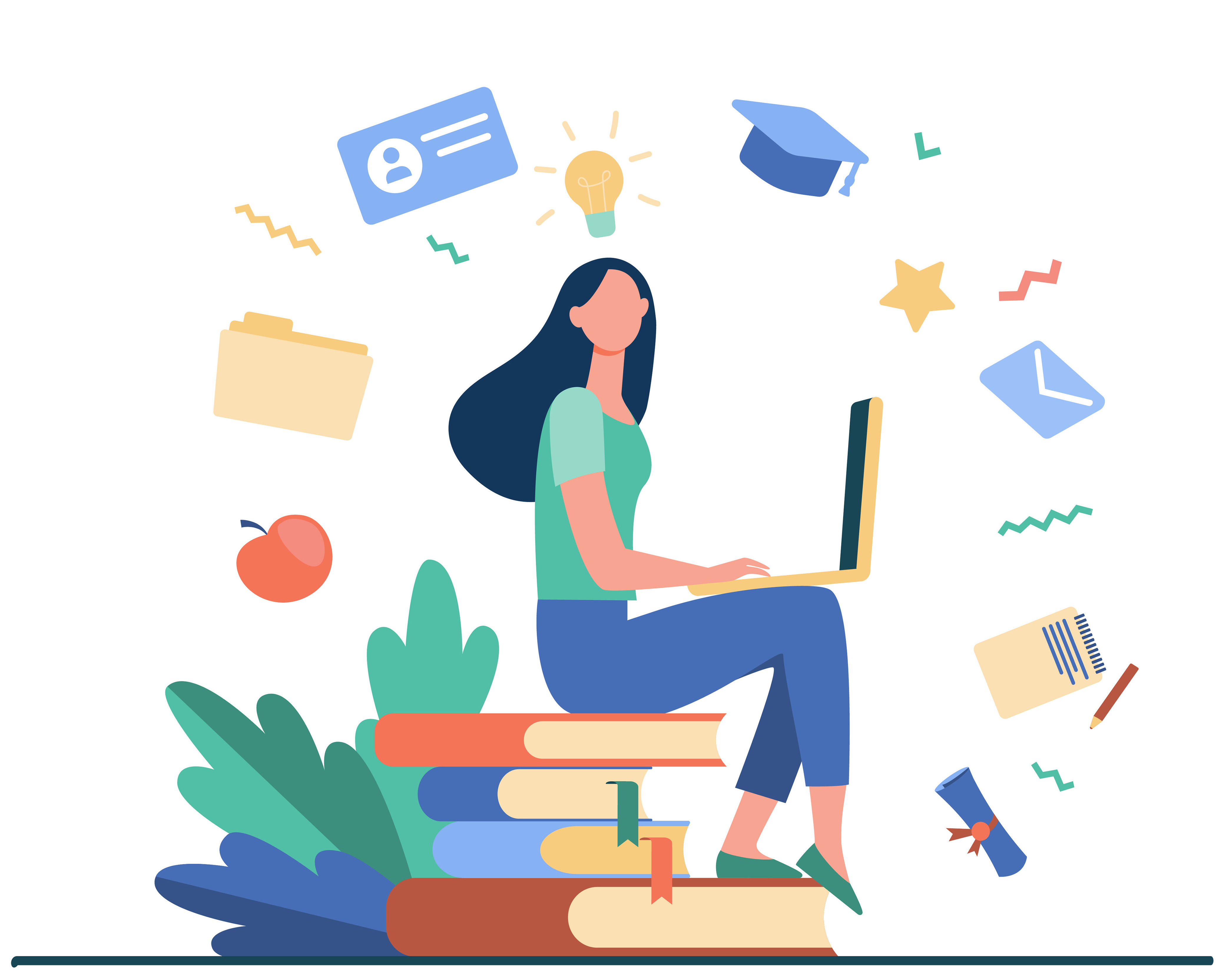 girl with Laptop